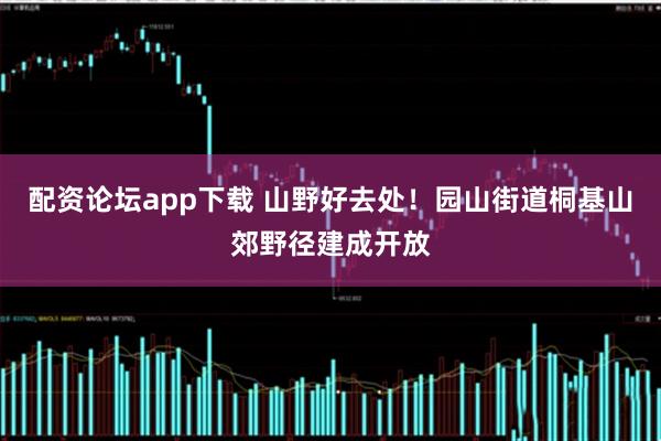 配资论坛app下载 山野好去处！园山街道桐基山郊野径建成开放