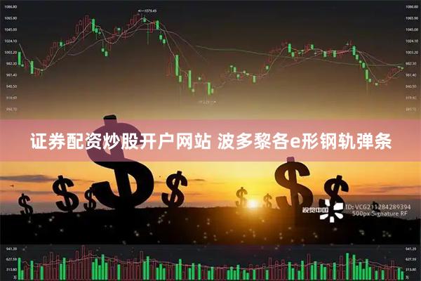 证券配资炒股开户网站 波多黎各e形钢轨弹条